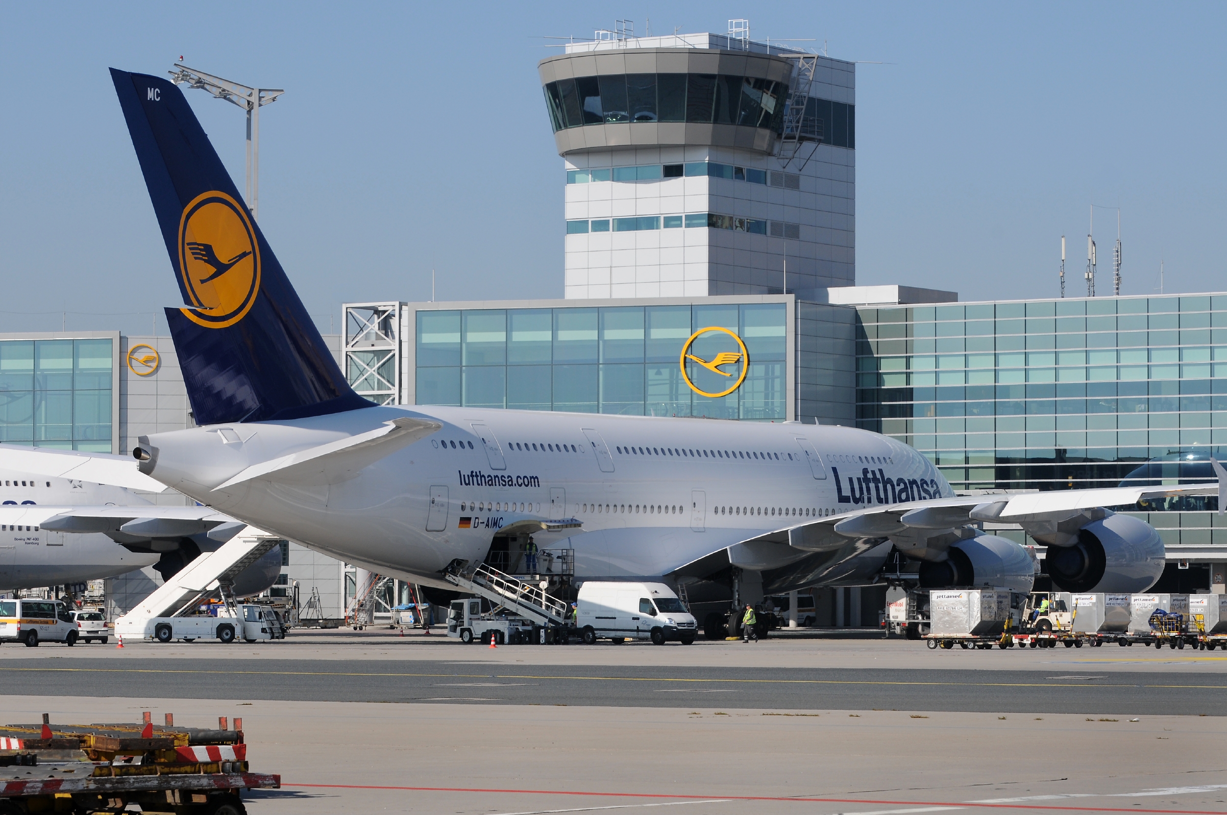 Eddig csak Frankfurtból repültek járatokat a társaság óriásgépei