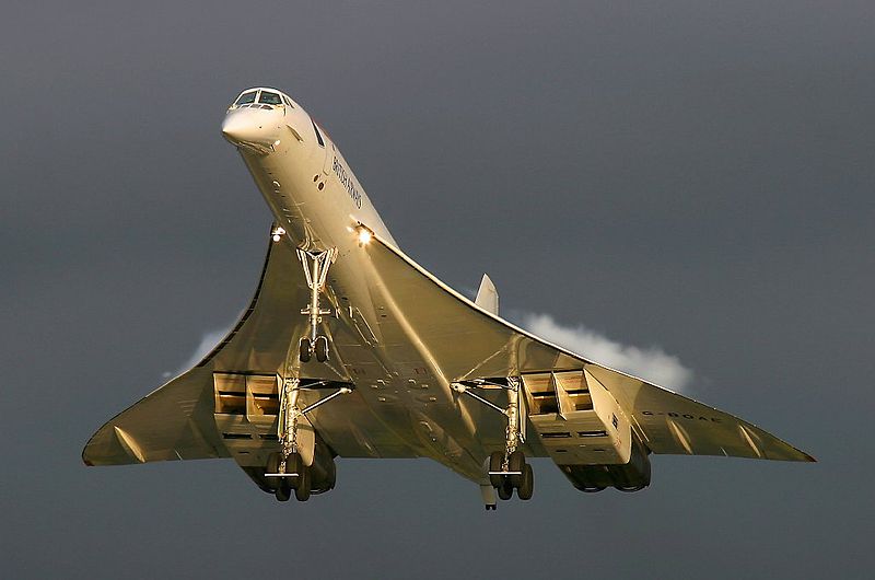 A gyönyörű, de már félerállított ős, a Concorde