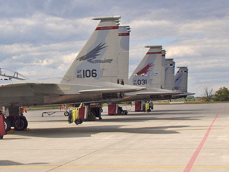 F-15-ösök Kecskeméten, Kelecsényi István fotói egy korábbi gyakorlaton készültek