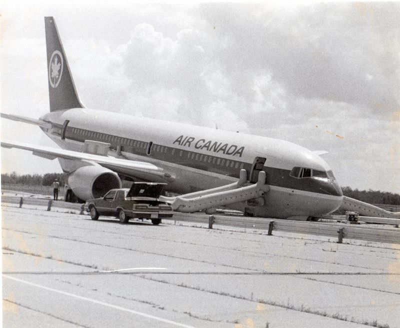 Landolás az egykori támaszponton: az Air Canada 767-ese