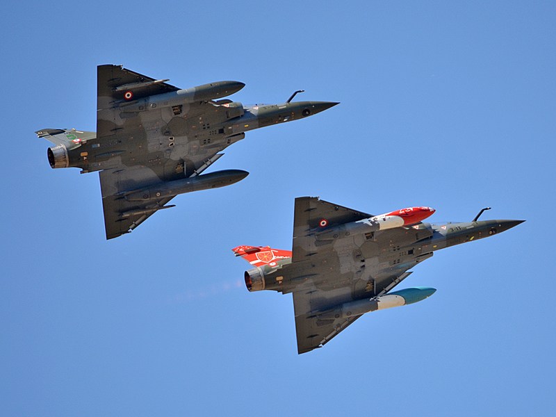 Szépformájú Mirage 2000-esek párosa