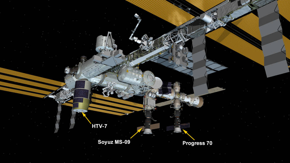 Űrhajók az űrállomáson, két teher- és egy személyszállító: az MSz-9-es hazahozhatja a fentlévőket