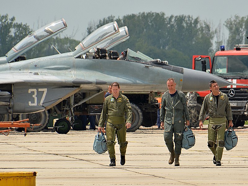 A mai bolgár 29-es pilóták