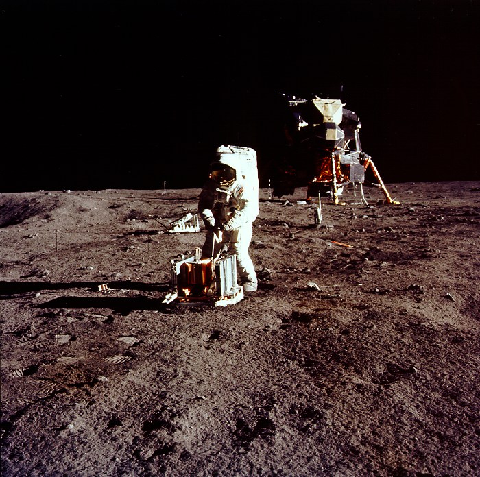 Ötven éve lépett először ember a Hold felszínére (fotó: NASA)