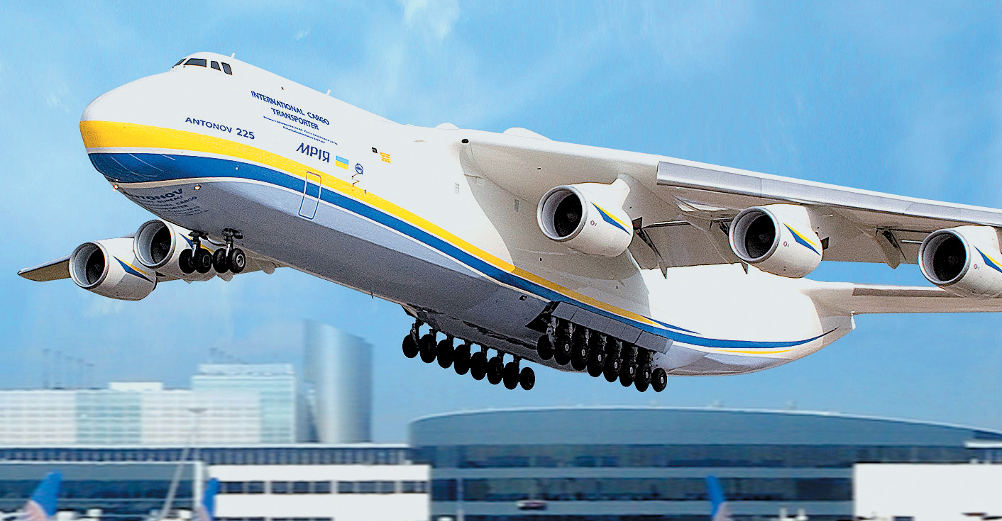 Másfél évnyi karbantartást követően szállt fel újra a világ legnagyobb kereskedelmi repülőgépe, az An-225-ös Mrija (kép forrása: Antonov Airlines)