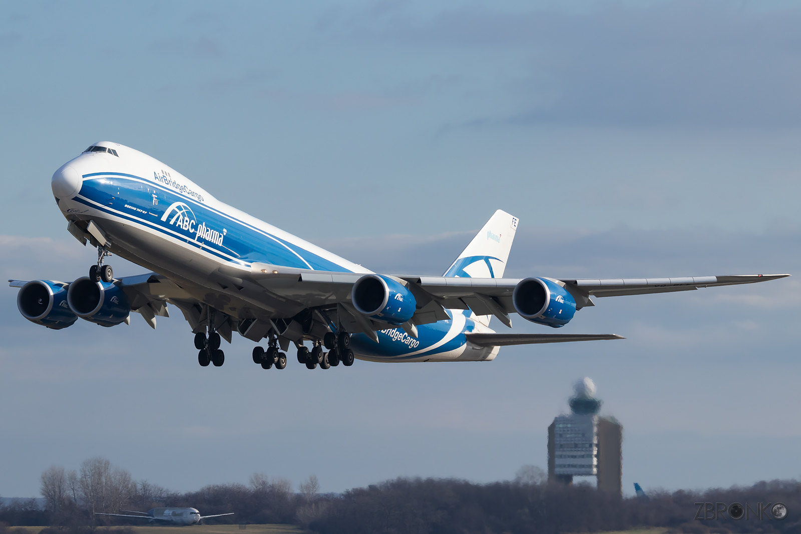 AirBridgeCargo Boeing 747-8F, Ferihegyen (Zbronkó Tamás fényképe)