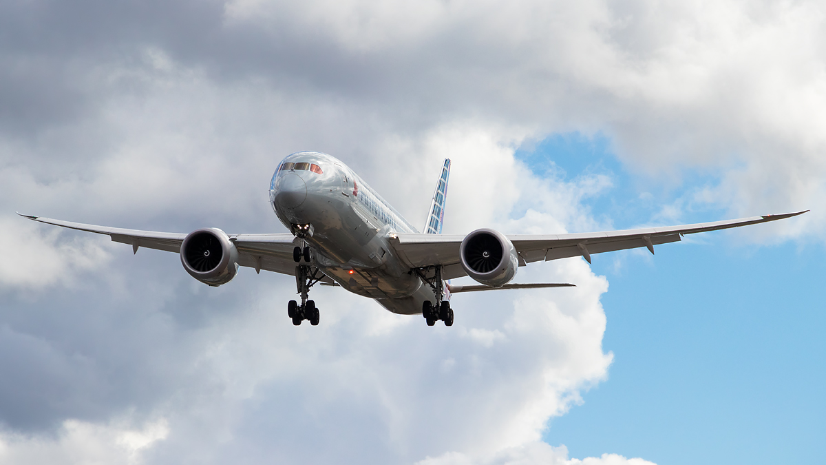 American Airlines Boeing 787 Dreamliner, ez váltja a 767-est (fotó: Zbronkó Tamás)