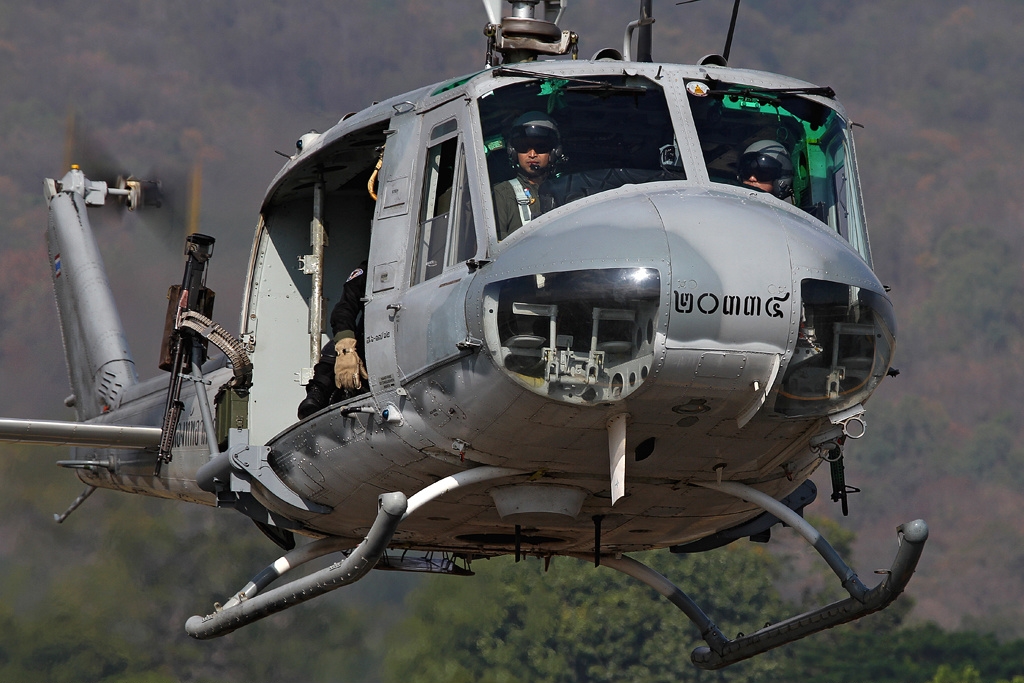 Egy ilyen UH-1H járt szerencsétlenül szombaton (fotó: airliners.net)
