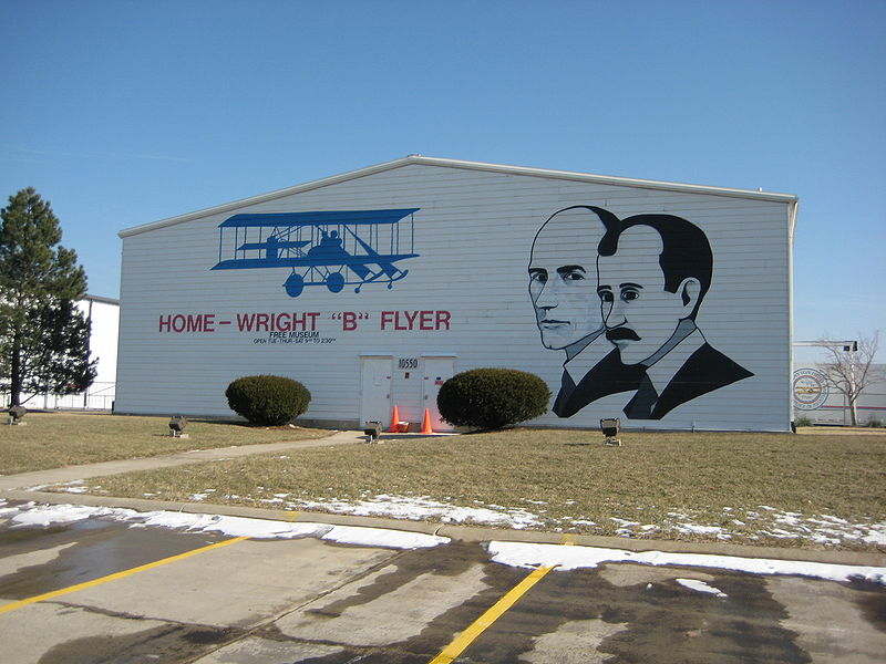 A Wright B Flyer múzeuma Dayton közelében