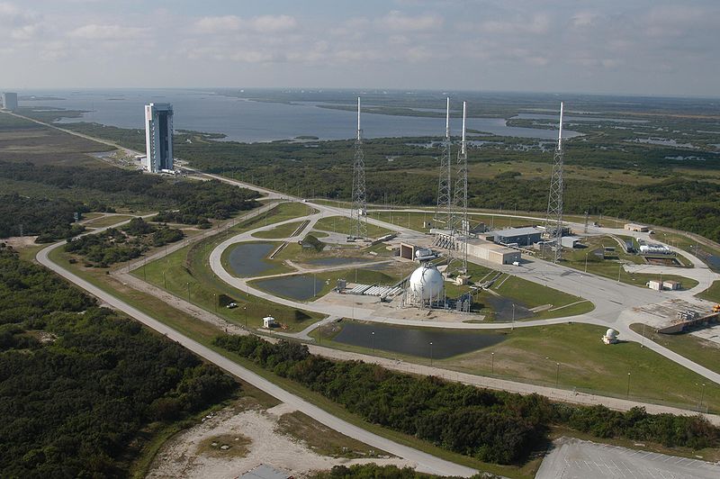 Az Atlas-indítókomplexum a floridai űrközpontban