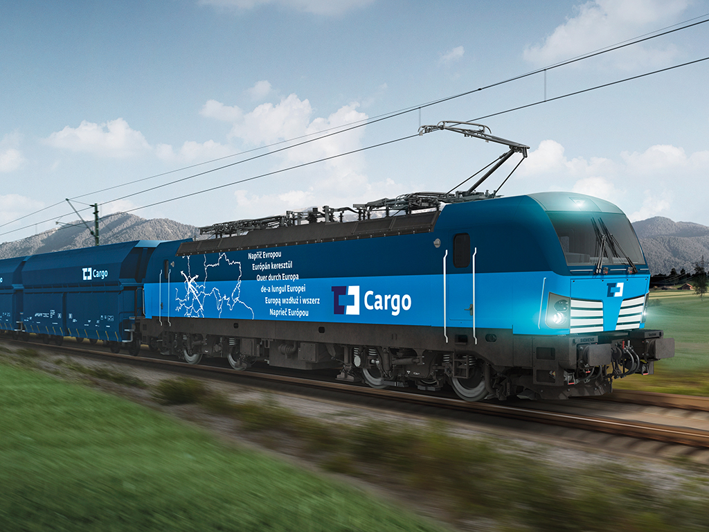 A cseh ČD Cargo is beszáll a Vectron-használók közé: öt korszerű, Európa-szerte használható mozdonyt rendelt a Siemenstől (látványterv: Siemens)