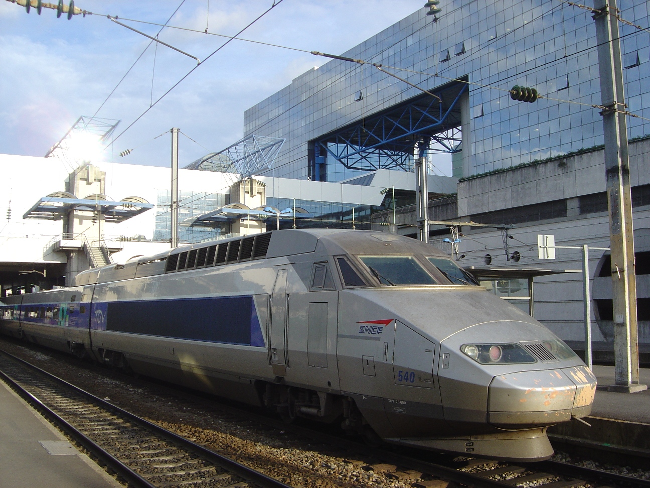 Az új vonalon Rennes egy óra huszonhat perc alatt elérhető lesz<br>(David Monniaux felvétele)