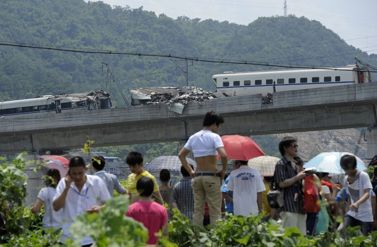 A vencsoui baleset alapjaiban rengette meg a bizalmat a kínai vasútiparban<br>(fotó: China Daily)