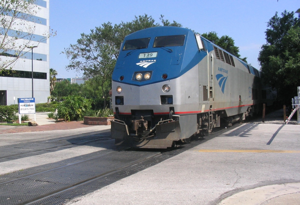 Amtrak vonat Orlandóban <br />(forrás: Wikipédia)