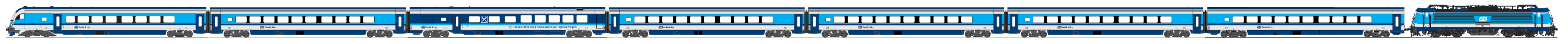 Lehetséges, hogy a Skoda 109E adja majd a vonóerőt a Railjetnek?<br>(képek: ČD)