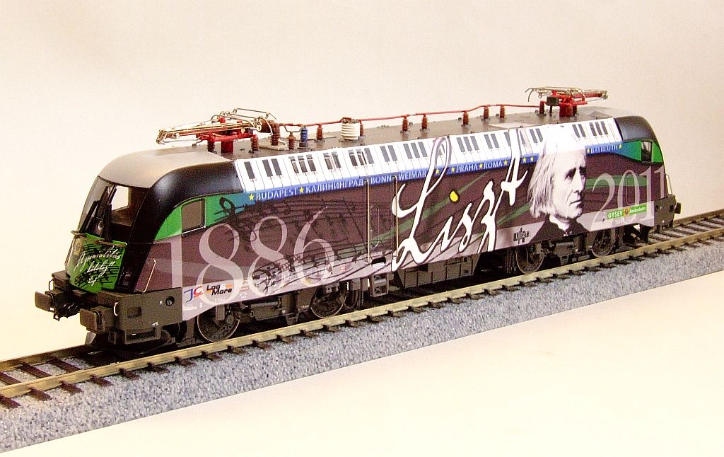 A Liszt mozdony H0-s modellje