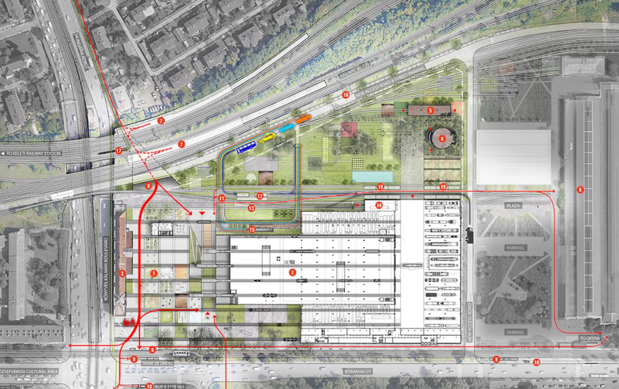 Új vasúti megállót terveznek kialakítani az egykori Északi Járműjavítónál (térképvázlat: Vitézy Dávid Facebook-oldala)