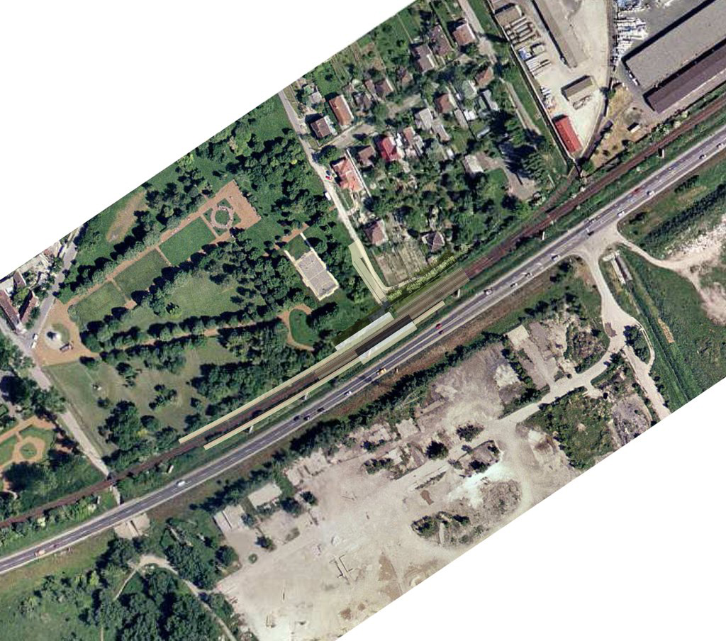 Az új Pohár utcai megálló elhelyezkedése<br>(forrás: XXII. kerületi önkormányzat)