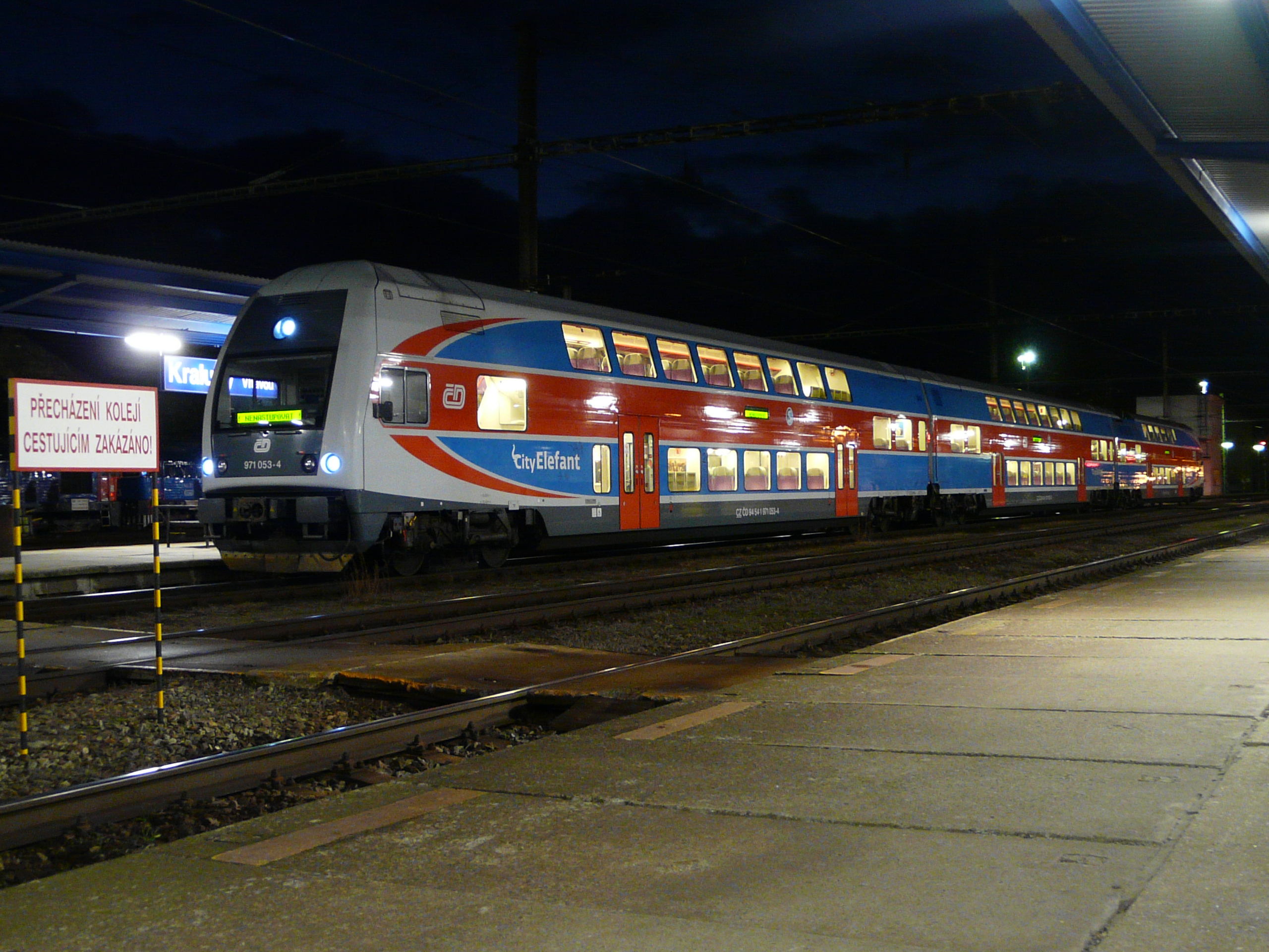 City Elephant, melyből a prágai vonatot állították ki<br>(fotó: Farkas Zsolt)