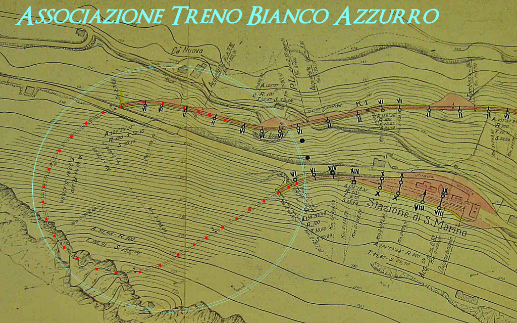 Bekarikázva az újraindított vonalszakasz<br>(forrás: Associazione Treno Bianco Azzurro)