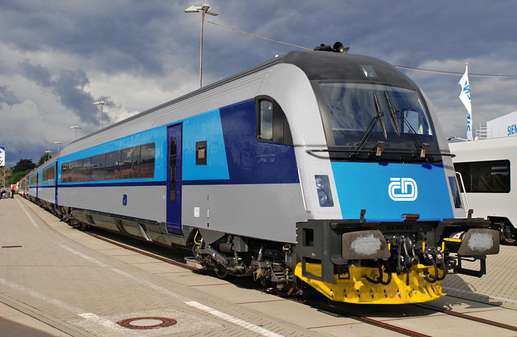 Valahogy így fest majd a cseh railjet<br>(forrás: Siemens)
