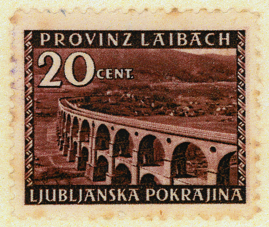A Ljubljana–Trieszt Karszt-vasút leglátványosabb építménye a Franzdorf (Borovnica) mellett épült 581 méter hosszú, 38 méter magas, falazott pilléren állott viadukt volt. Amikor 1941-ben a Wehrmacht megtámadta Jugoszláviát, egy részét a védekezők felrobbantották. Később ideiglenes ácsolatokkal helyreállították, a háborút követően azonban az új vonallal kikerülték a műtárgyat, ami egyrészt sérült volt, másrészt megsüllyedt. Egy pillérét emlékműként megtartották<br>A képre kattintva fotógaléria nyílik