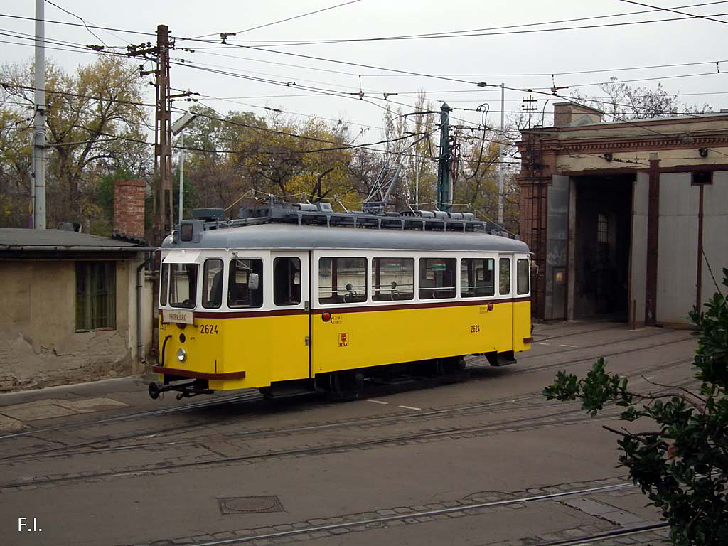 Budapesten 1981-ig közlekedett a 2624-es, utoljára az azóta már megszűnt Újpest kocsiszínhez tartozott