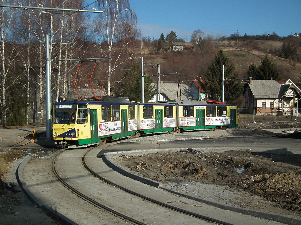 Az új miskolci villamosvégállomás Felső-Majláthnál<br>(Fodor Illés felvétele)