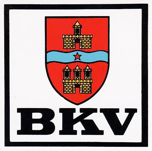 Az 1968. január 1-jén megalakult BKV logója