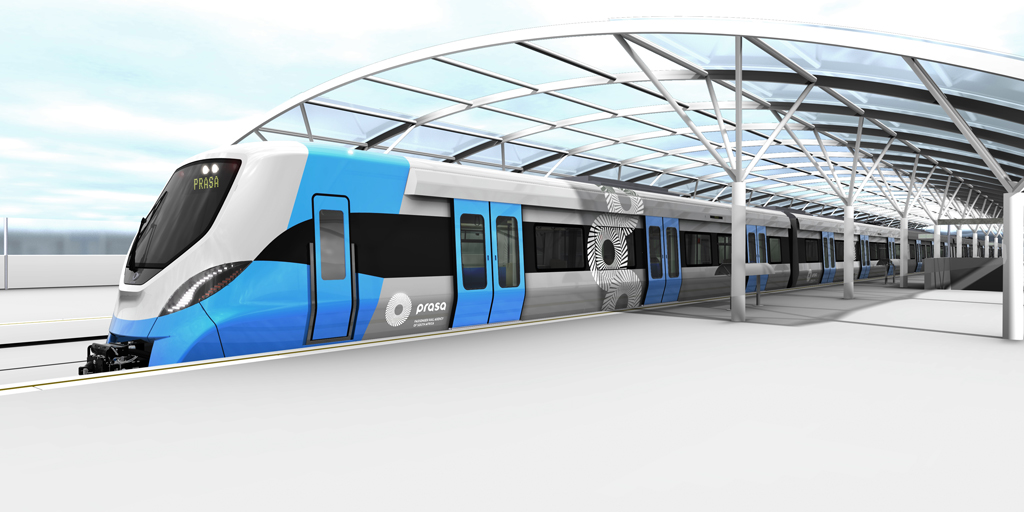 A Dél-Afrikába szállítandó új Alstom X'Trapolis látványterve<br>(forrás: Alstom)