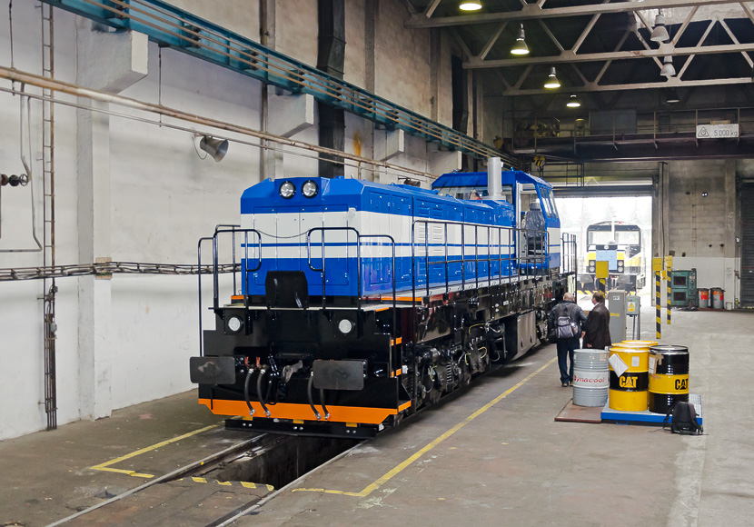 A CSME 3 dízelmozdony prototípusa. A képre kattintva galéria nyílik<br>(fotók: Railtrains.sk)<br>