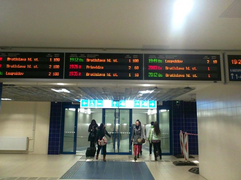 Helyzetkép Nagyszombat állomásról<br>(fotó: vlaky.net - fórum)