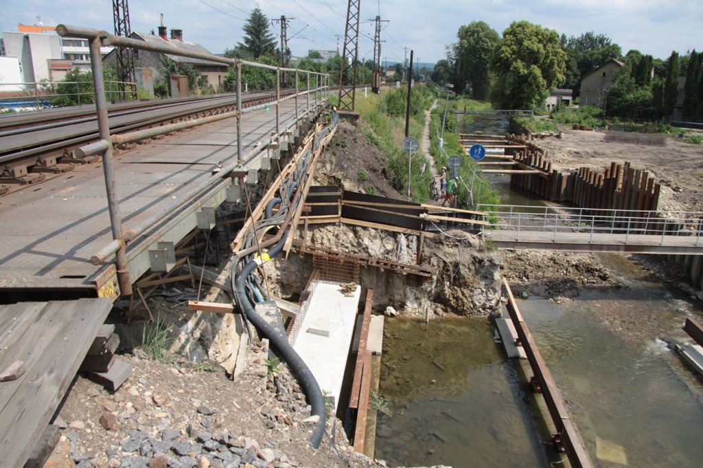 Ústí nad Orlicí állomás átépítése nem piskóta, a természeti adottságokat is figyelembe kell venni<br>(fotó: Železničář)
