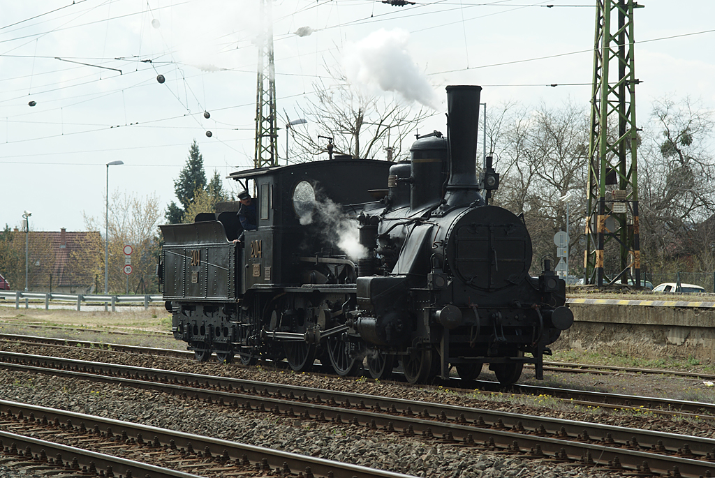...a 204-essel vendégszerepel a Történelmi Magyar Vasúti Kultúráért Egyesület