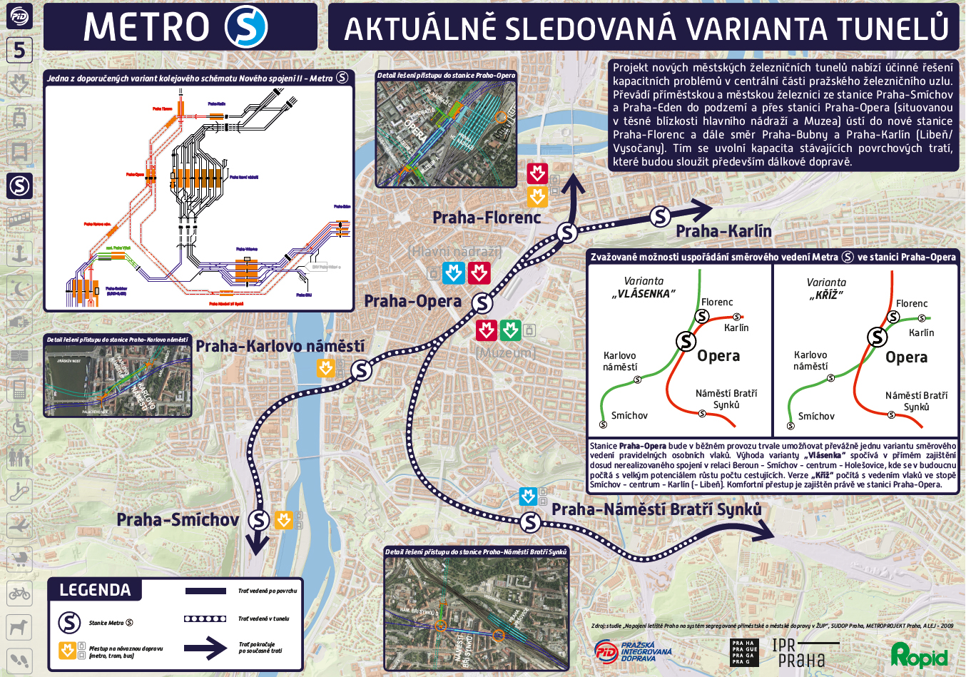 A Metro S jelenlegi tervei (forrás: pld.cz)