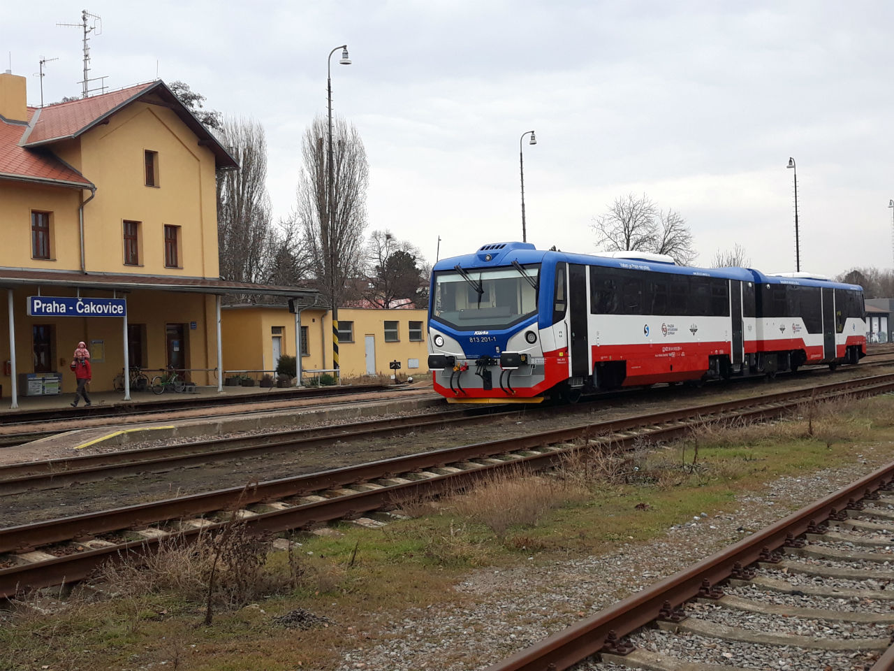 Praha-Čakovice állomásra érkezett a CityAnti, itt a végállomás (A képre kattintva galéria nyílik a szerző fotóiból)