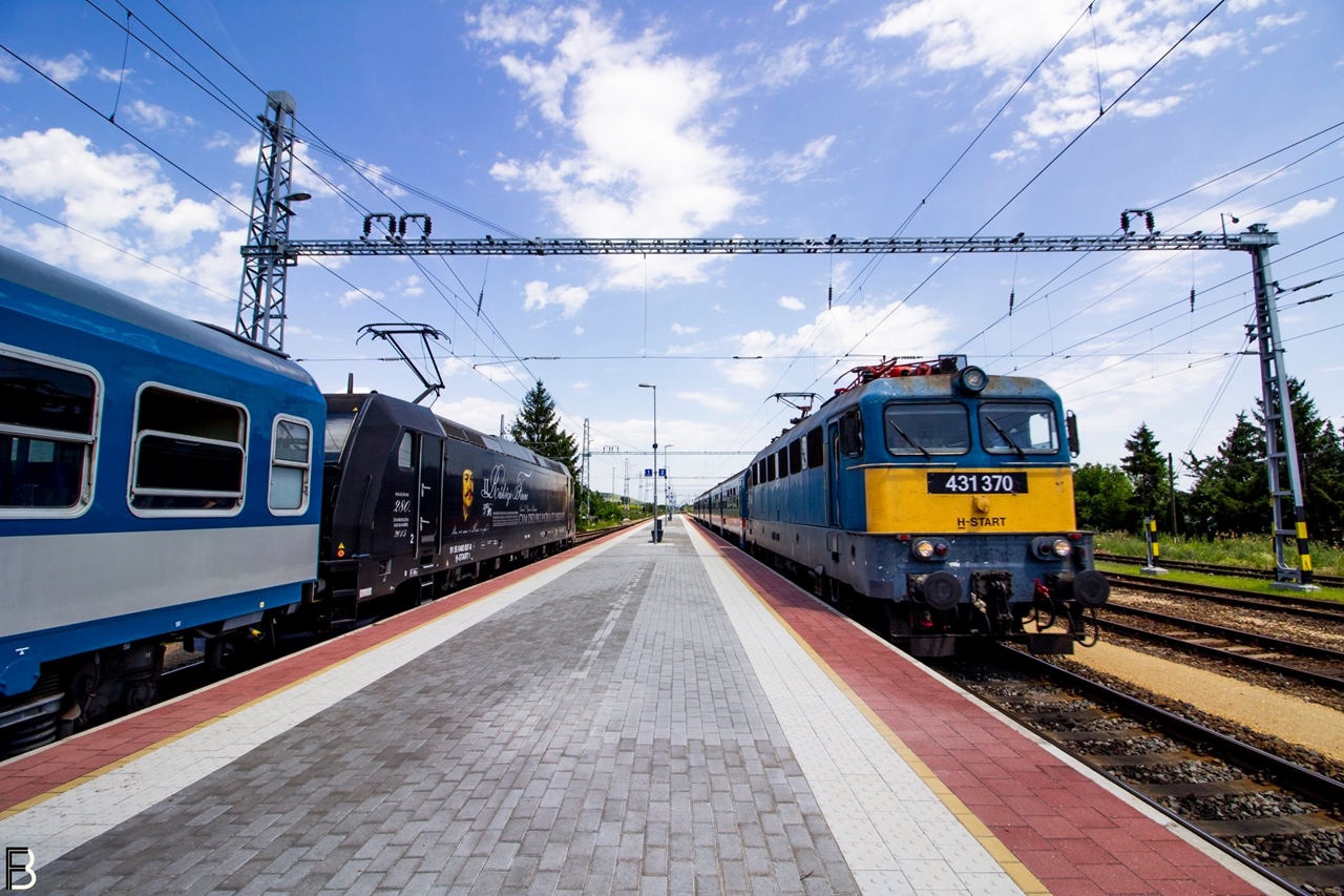 Átvették a stafétát a dízelektől villamos mozdonyok Zemplénben (fotó: Fazekas Erzsébet)