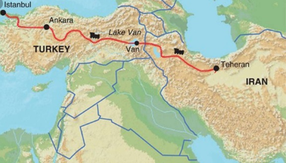 A vonat 2015 előtti útvonala, most Ankarából indulnak a szerelvények (a képek forrása: railturkey.org)
