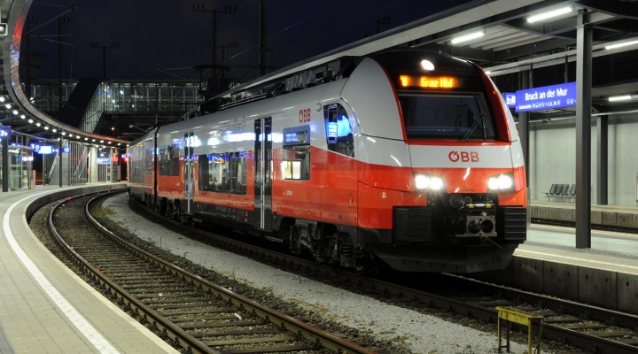 Az ÖBB első regionális CityJet-vonatai már forgalomba is álltak Graz környékén, három hónappal a tervezett időpont előtt (fotó: Global Rail News)