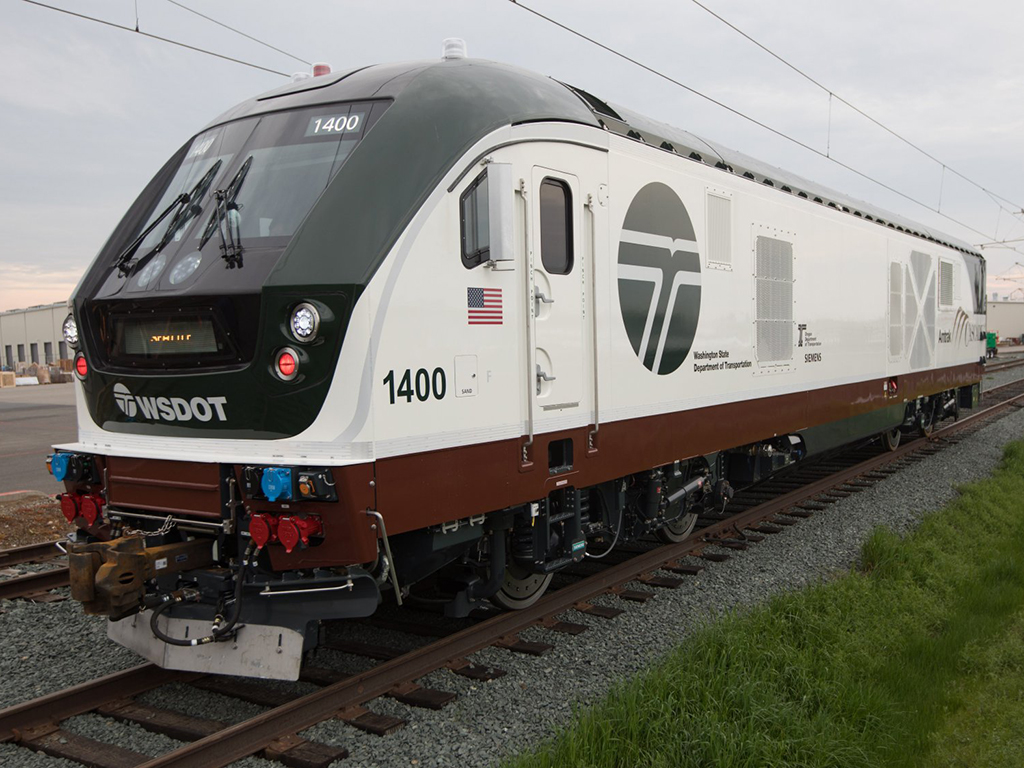 Washington állam közlekedési minisztériuma (WSDOT) nyolc Charger-dízelt szerez be a Siemenstől a Eugene és Vancouver közötti Cascades-járatok vontatásához (forrás: Railway Gazette)