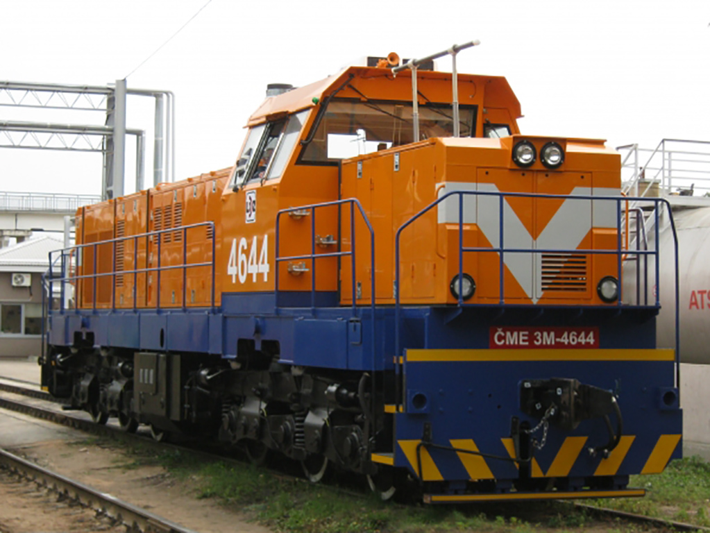 A hidrogénüzemanyag-cellás mozdony prototípusához az LDZ egyik CME3M-sorozatú dízelgépét használják majd fel kísérleti nyúlként (fotó: Railway Gazette)
