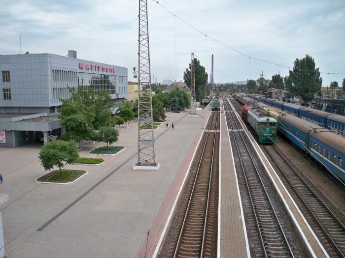 Az UZ több városban, többek között Mariupolban is nyit nemzetközi jegyirodát 2018 során. Az elmúlt időszakban jelentősen megnövekedett az Európai Unióba utazók száma (fotó: Wikimapia)