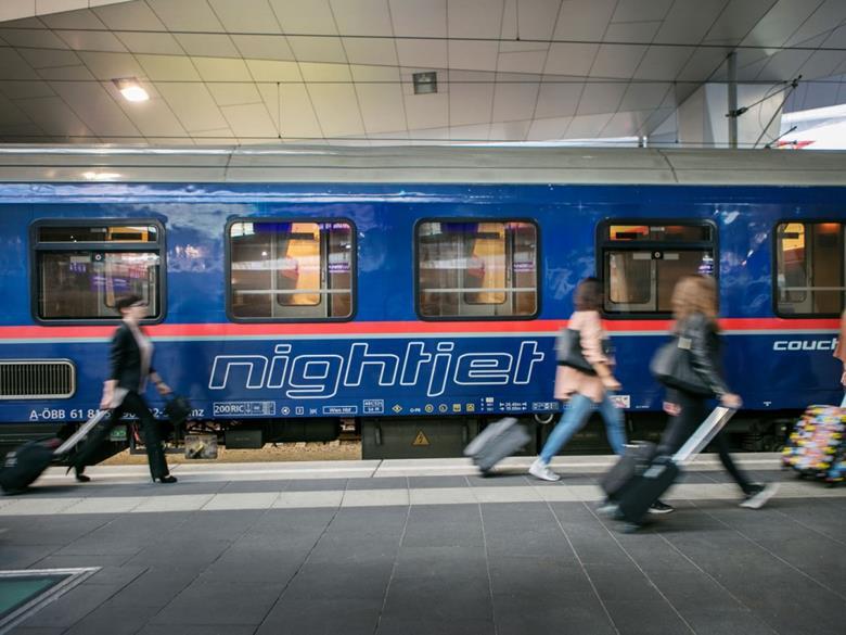2020 elejétől Brüsszelbe, az év végétől pedig Amszterdamba is járnak majd Bécsből az ÖBB éjszakai nightjet-járatai (kép forrása: Railway Gazette)