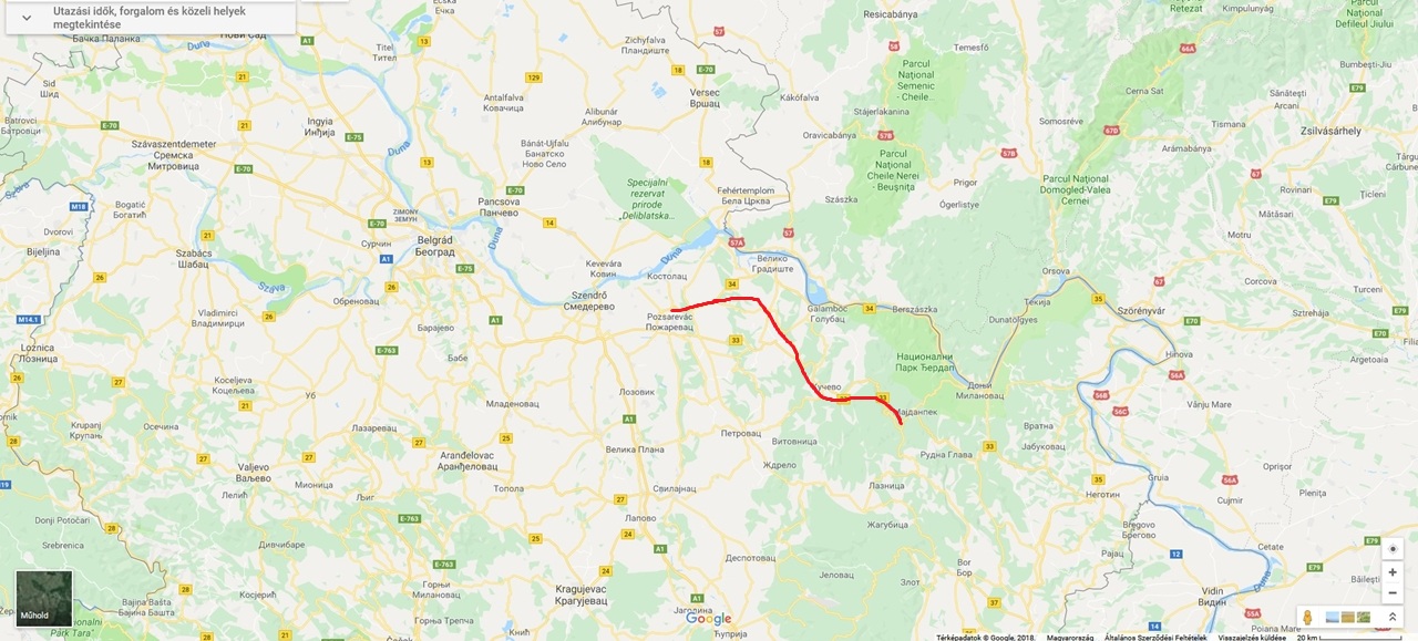 A Belgrádtól délkeletre futó Pozsarevác–Majdanpek vonal öt év üzemszünetet követően éledt újjá