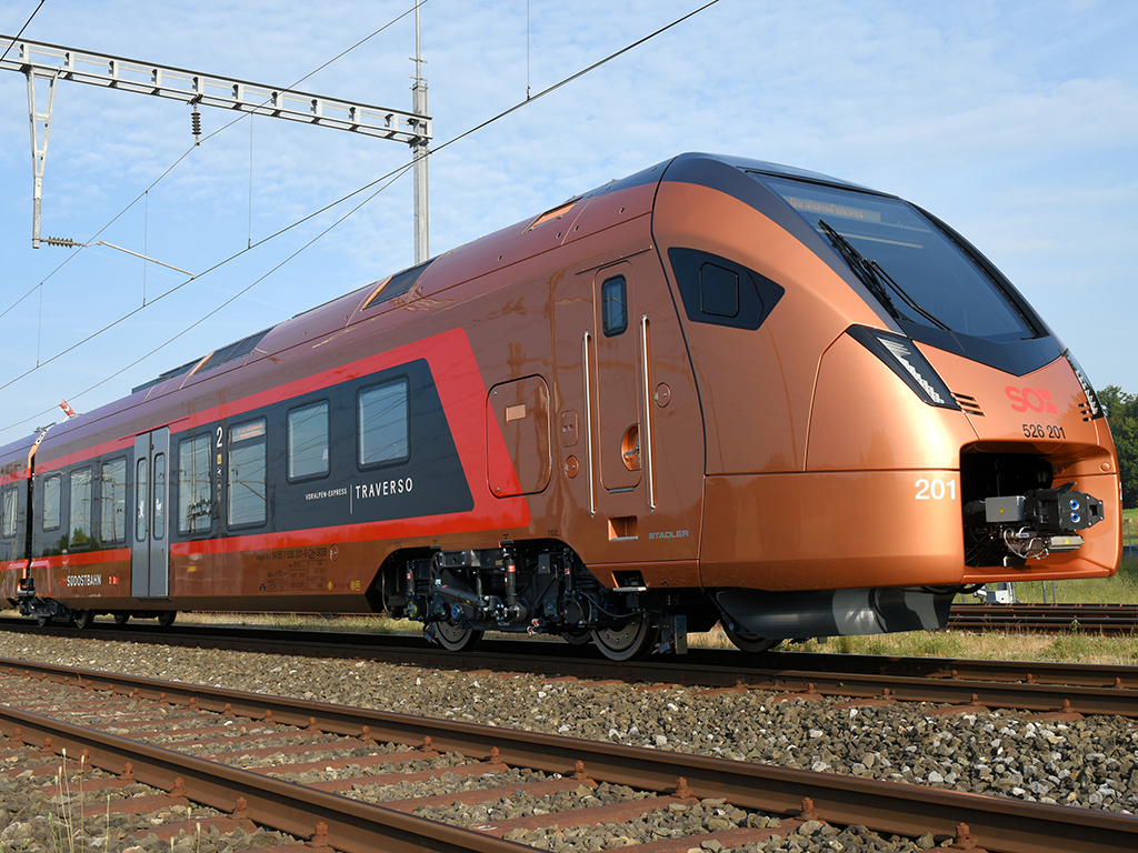 A svájci Südostbahn (SOB) tizenegy plusz tizenegy Flirt-motorvonatot vásárol a hazai Stadlertől (forrás: Railway Gazette)