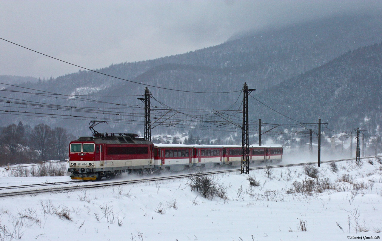 A meglehetősen ritka menetet Timotej Gruchalák kapta el (forrás: railtrains.sk)