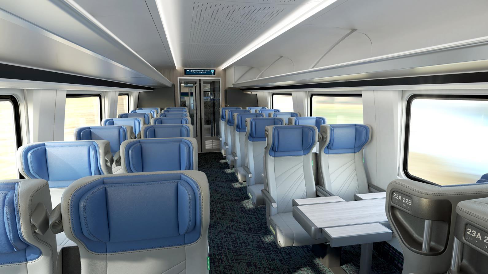 A standard másodosztályon is megfelelő kényelmet élvezhetnek majd az utasok