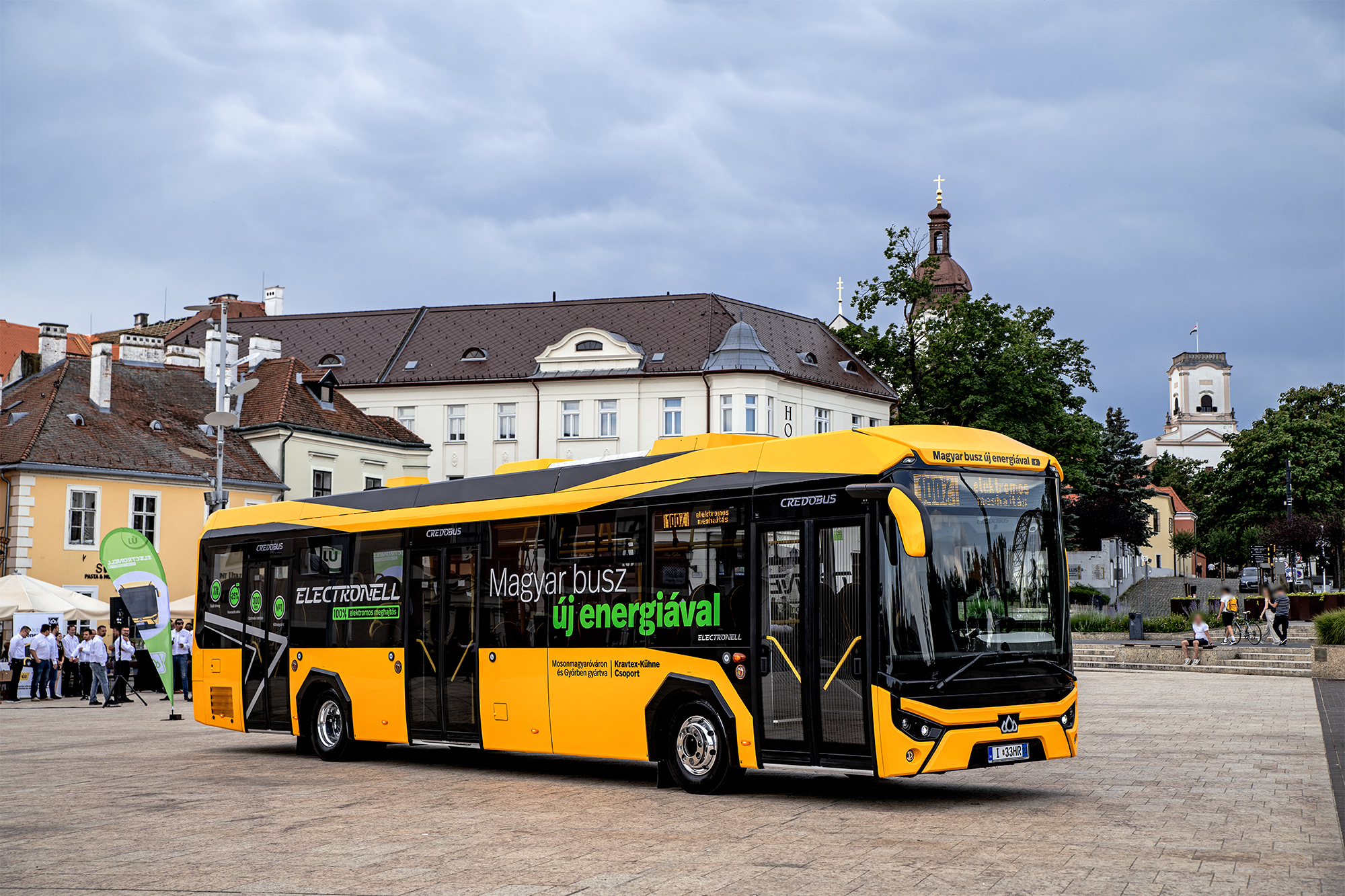 Elektromos tesztbusz, Credobus Electronell, Volánbusz, Győr