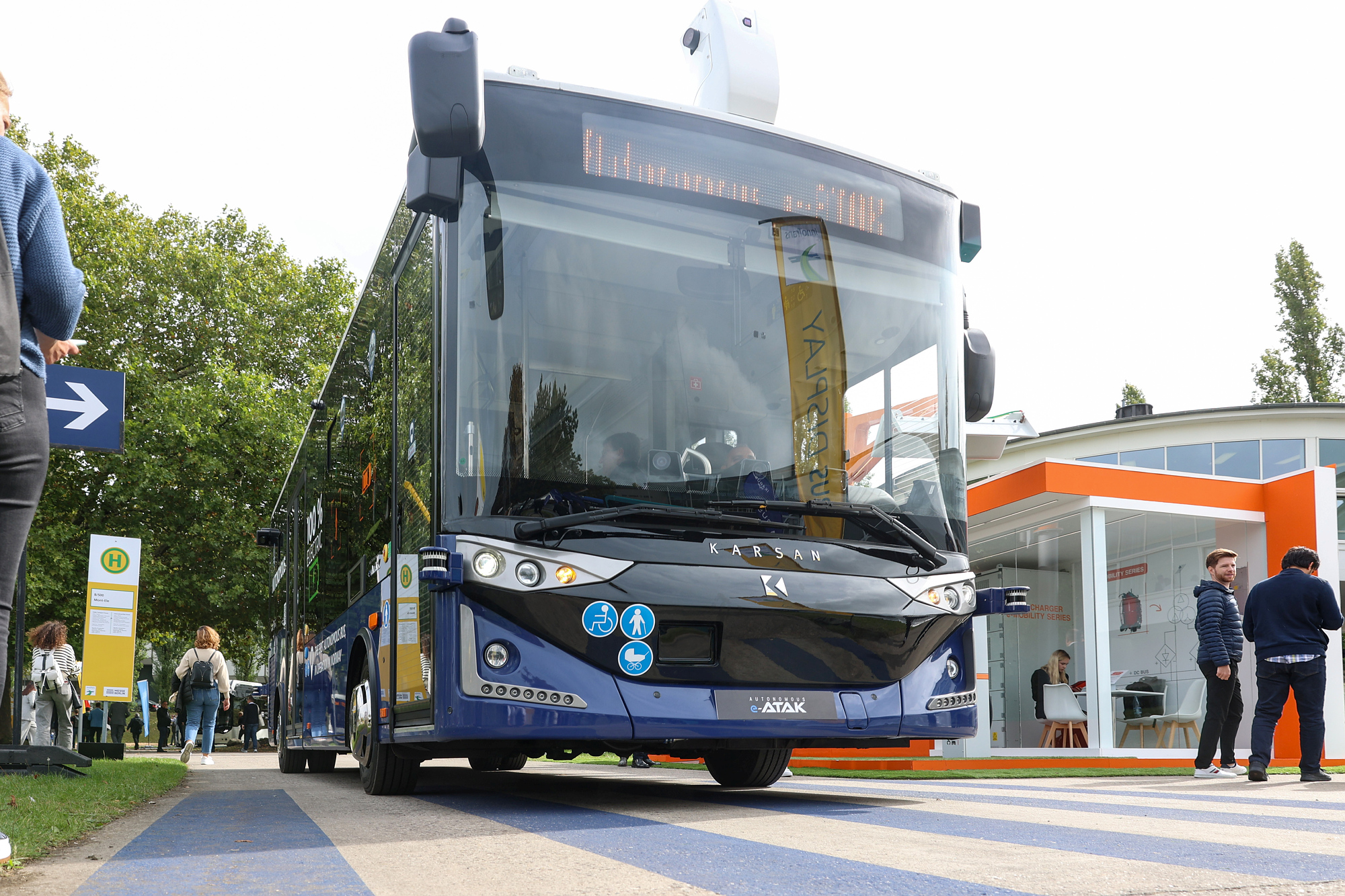 A Karsan részben önvezető e-Atakja (kép forrása: InnoTrans)