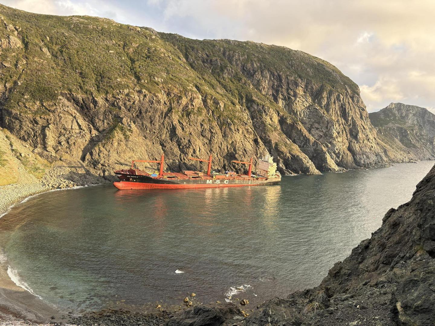 Szeptember derekán készült felvétel az MSC Baltic III-ról (fotó: NL Maritime/Facebook)